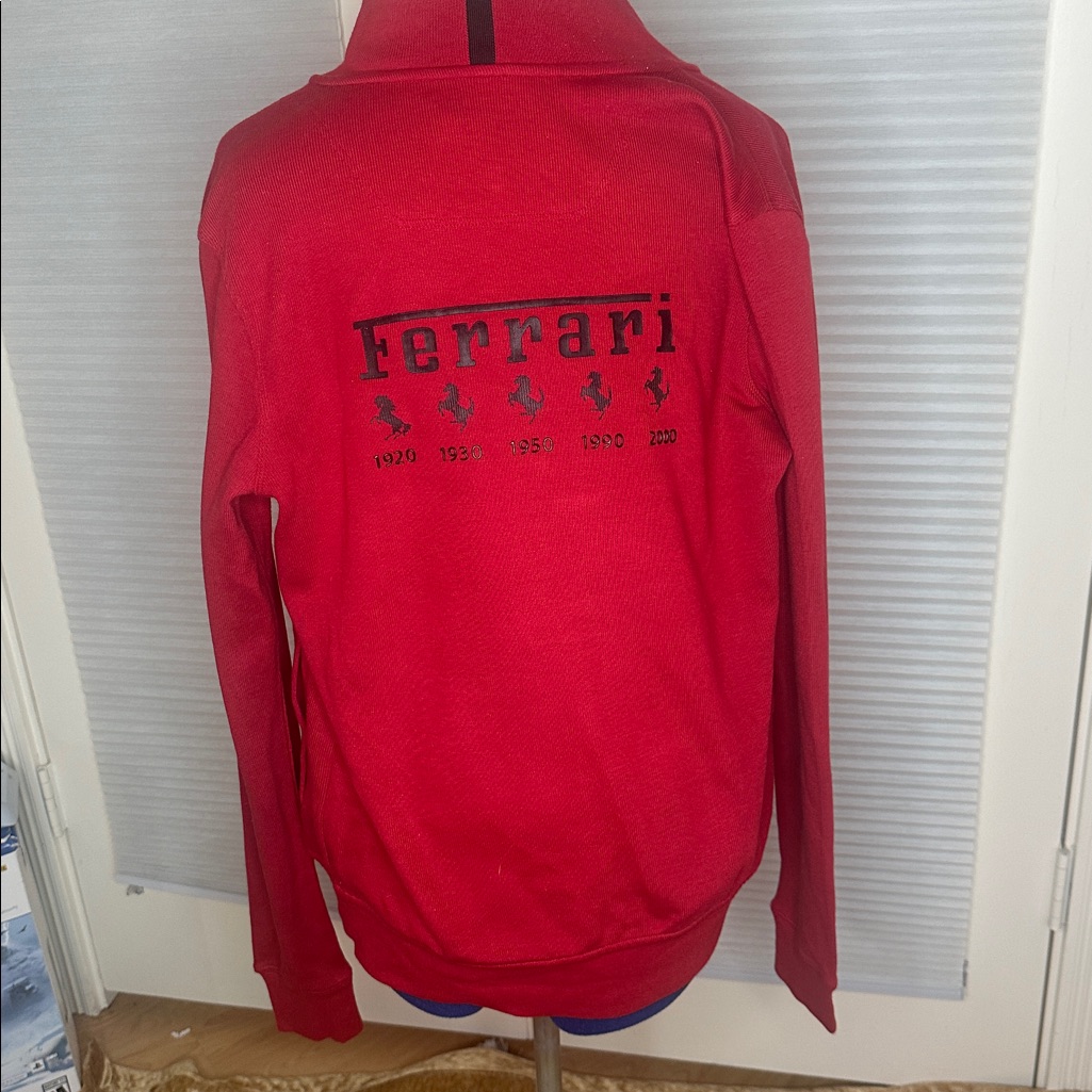 Ferrari Red Crewneck With Logo